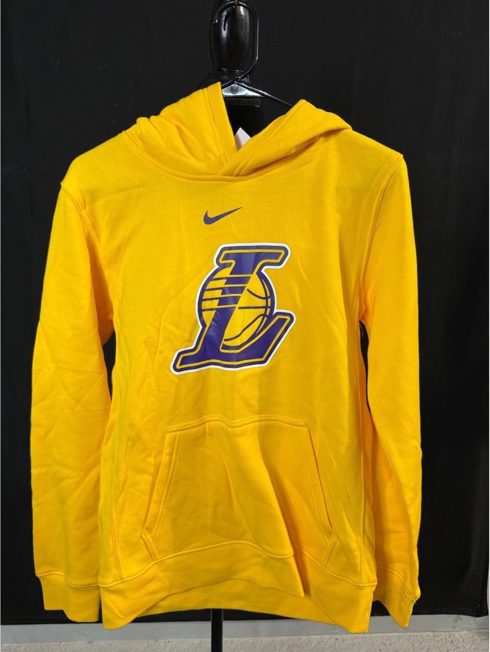 Nike Youth Los Angeles Lakers Hoodie Sweatshirt Size Large 14/16 NWT